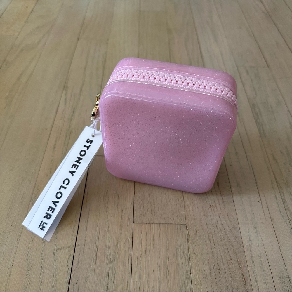 NWT Stoney Clover Flamingo Pink Mini Jelly Pouch